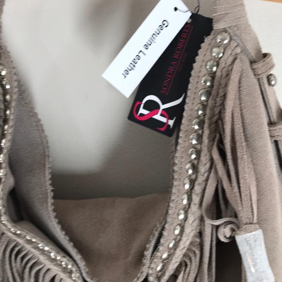 ❄️FINAL SALE NWT Slouchy Suede Fringe Hobo - Picture 6 of 7